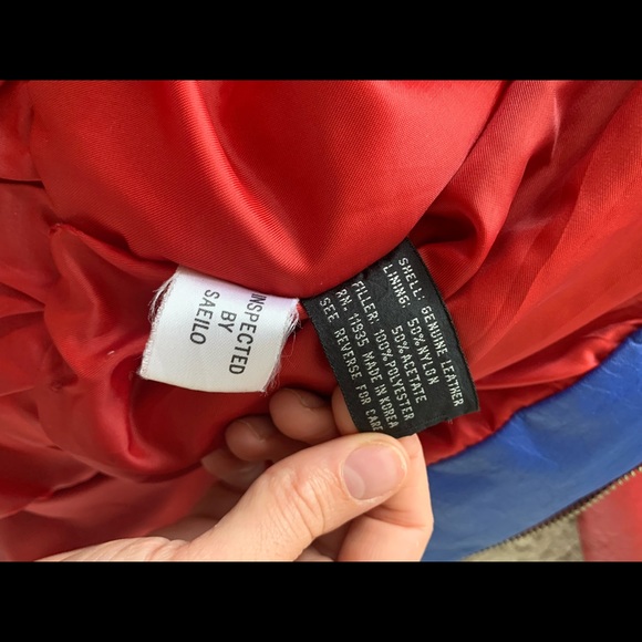 INSANE✨ Vintage Leather Patchwork Jacket - Picture 7 of 16